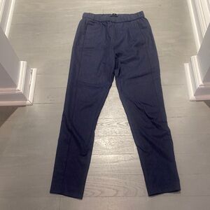 Theory elastic band waist jean